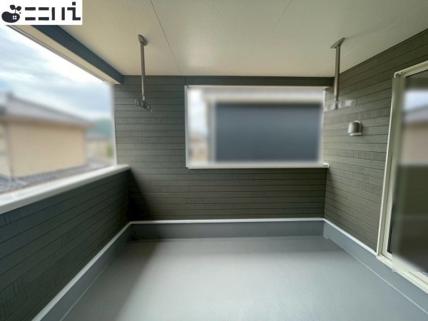 揖保郡太子町太田、新築一戸建てのバルコニー画像です