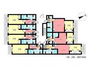 姫路市双葉町、収益/事業用物件/アパートの間取り画像です
