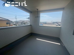 姫路市書写、新築一戸建てのバルコニー画像です