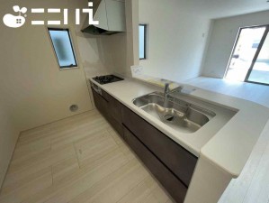 姫路市広畑区北野町、新築一戸建てのキッチン画像です