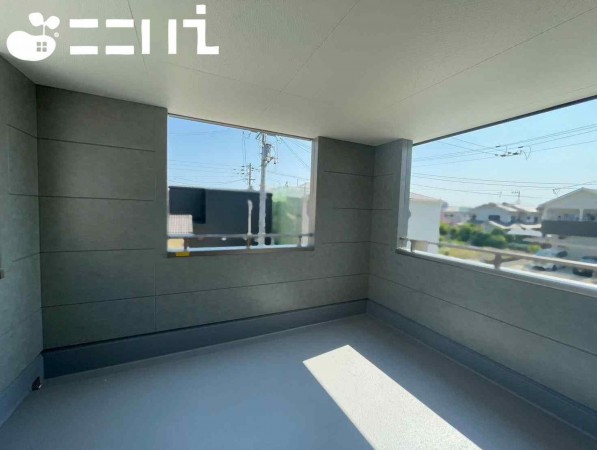 姫路市広畑区北野町、新築一戸建てのバルコニー画像です