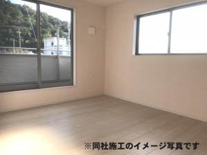 姫路市四郷町、新築一戸建ての寝室画像です