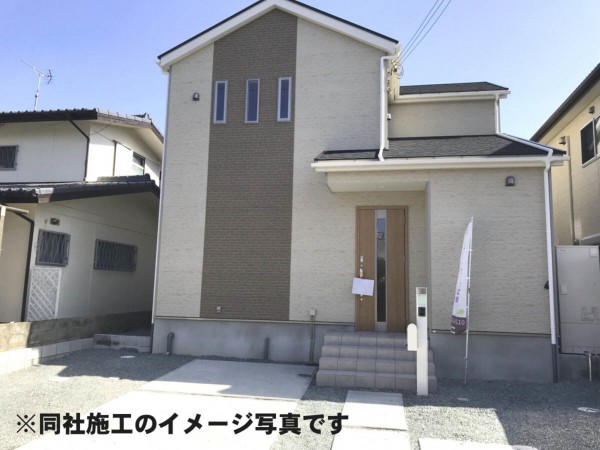 姫路市四郷町、新築一戸建ての外観画像です