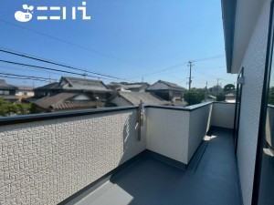 姫路市大津区平松、新築一戸建てのバルコニー画像です