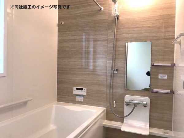 姫路市大津区平松、新築一戸建ての風呂画像です
