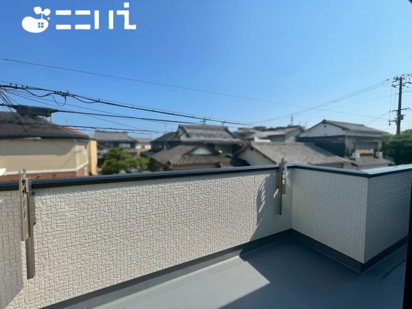 姫路市大津区平松、新築一戸建てのバルコニー画像です