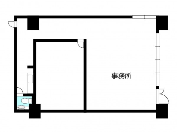 姫路市平野町、収益/事業用物件/店舗事務所の間取り画像です