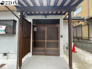 たつの市揖保川町養久、中古一戸建ての玄関画像です