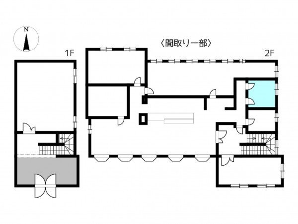 姫路市田寺、収益/事業用物件/店舗事務所の間取り画像です