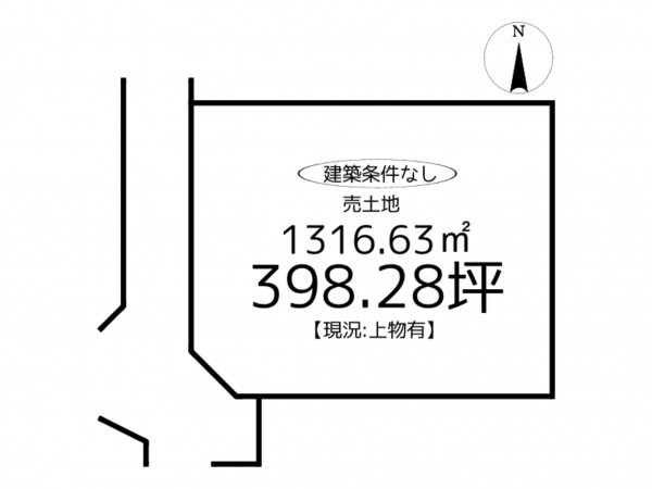 たつの市御津町岩見、土地の間取り画像です
