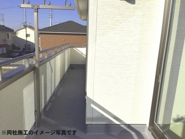 姫路市大津区恵美酒町、新築一戸建てのバルコニー画像です