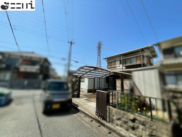 相生市那波野、土地の前面道路を含む現地写真画像です
