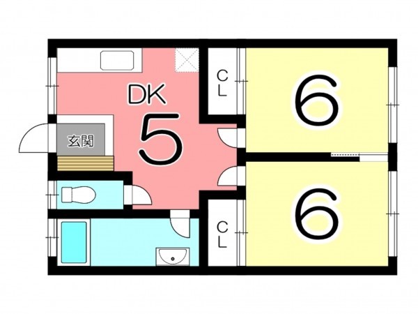 姫路市元町、収益/事業用物件/マンションの間取り画像です