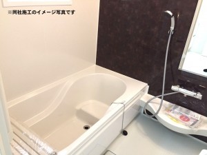 姫路市飾磨区阿成、新築一戸建ての風呂画像です