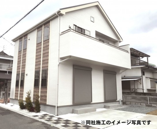 姫路市飾磨区阿成、新築一戸建ての外観画像です