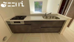 姫路市白浜町、新築一戸建てのキッチン画像です