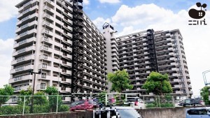 姫路市飾磨区加茂、マンションの外観画像です