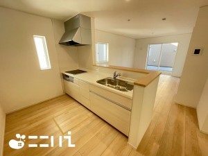 姫路市飾磨区西浜町、新築一戸建ての風呂画像です