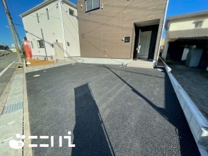 姫路市飾磨区西浜町、新築一戸建ての居間画像です