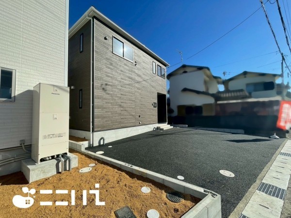 姫路市飾磨区西浜町、新築一戸建ての外観画像です
