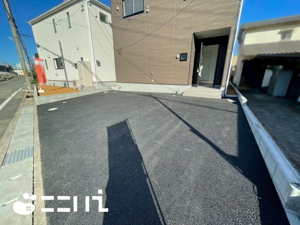 姫路市飾磨区西浜町、新築一戸建ての居間画像です