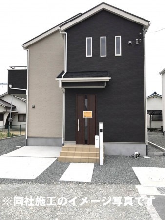 姫路市西庄、新築一戸建ての外観画像です