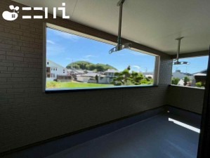姫路市東山、新築一戸建てのバルコニー画像です