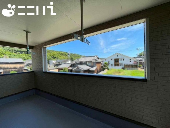 姫路市東山、新築一戸建てのバルコニー画像です