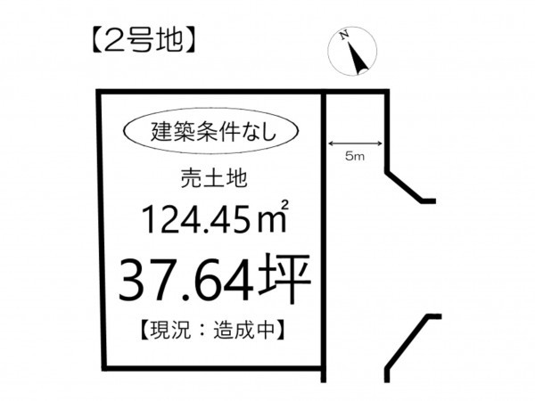 姫路市野里、土地の間取り画像です