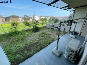 姫路市北原、マンションのバルコニー画像です