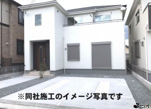 たつの市龍野町末政、新築一戸建ての外観画像です