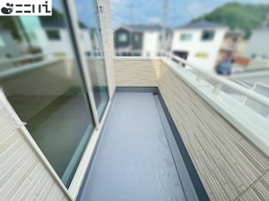 たつの市龍野町末政、新築一戸建てのバルコニー画像です