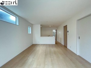たつの市龍野町末政、新築一戸建ての居間画像です