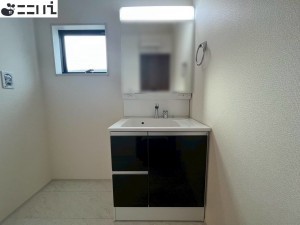 たつの市龍野町末政、新築一戸建ての洗面画像です