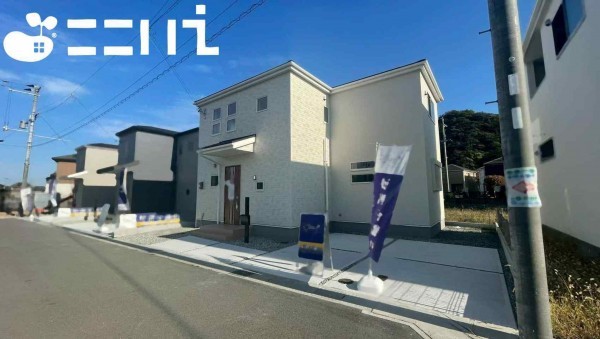姫路市四郷町、新築一戸建ての外観画像です