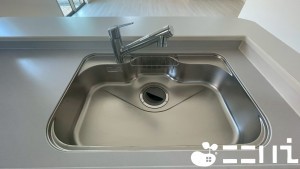 姫路市四郷町、新築一戸建てのキッチン画像です