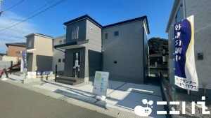 姫路市四郷町、新築一戸建ての外観画像です