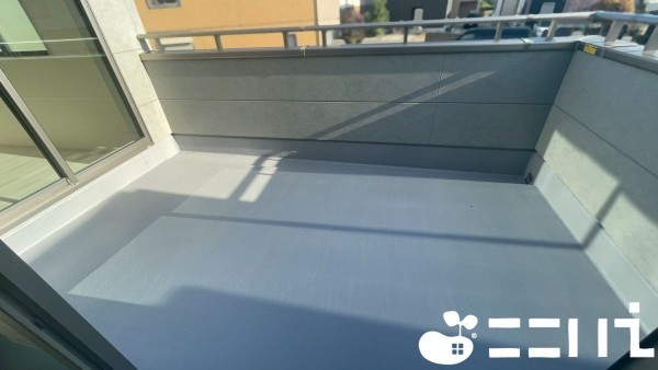 姫路市四郷町、新築一戸建てのバルコニー画像です