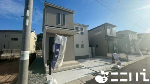 姫路市四郷町、新築一戸建ての外観画像です