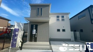 姫路市四郷町、新築一戸建ての外観画像です