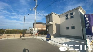 姫路市四郷町、新築一戸建ての外観画像です