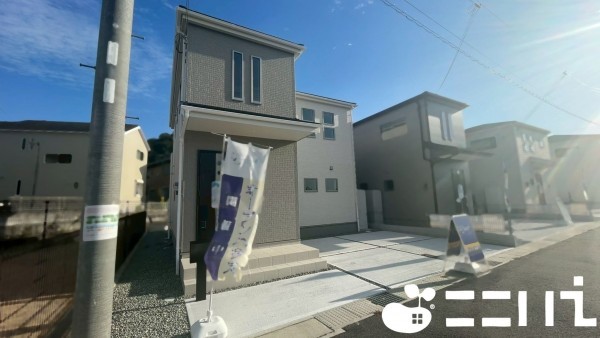 姫路市四郷町、新築一戸建ての外観画像です