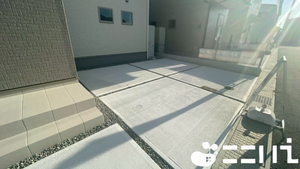 姫路市四郷町、新築一戸建ての外観画像です