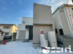 姫路市飾磨区英賀、新築一戸建ての外観画像です