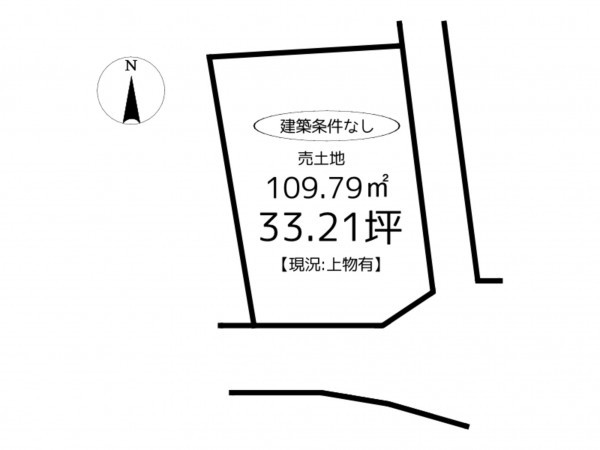 相生市千尋町、土地の間取り画像です