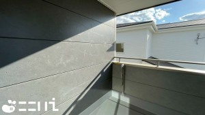 姫路市継、新築一戸建てのバルコニー画像です
