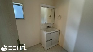 姫路市継、新築一戸建ての洗面画像です