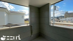 姫路市継、新築一戸建てのバルコニー画像です
