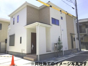 姫路市継、新築一戸建ての外観画像です