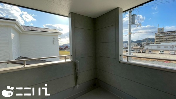 姫路市継、新築一戸建てのバルコニー画像です